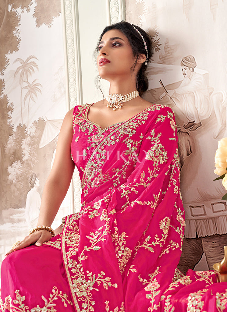 Buy Traditional Wedding Saree In USA