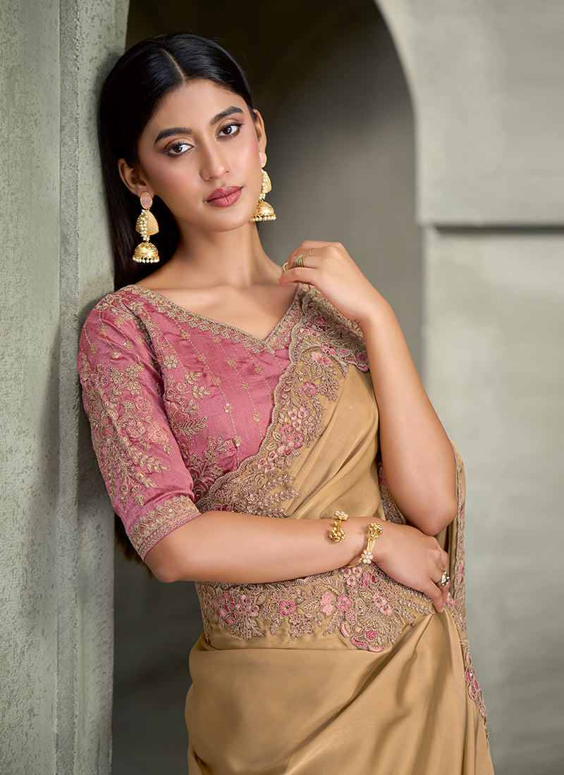 Sand Traditional Saree for occasion in Australia