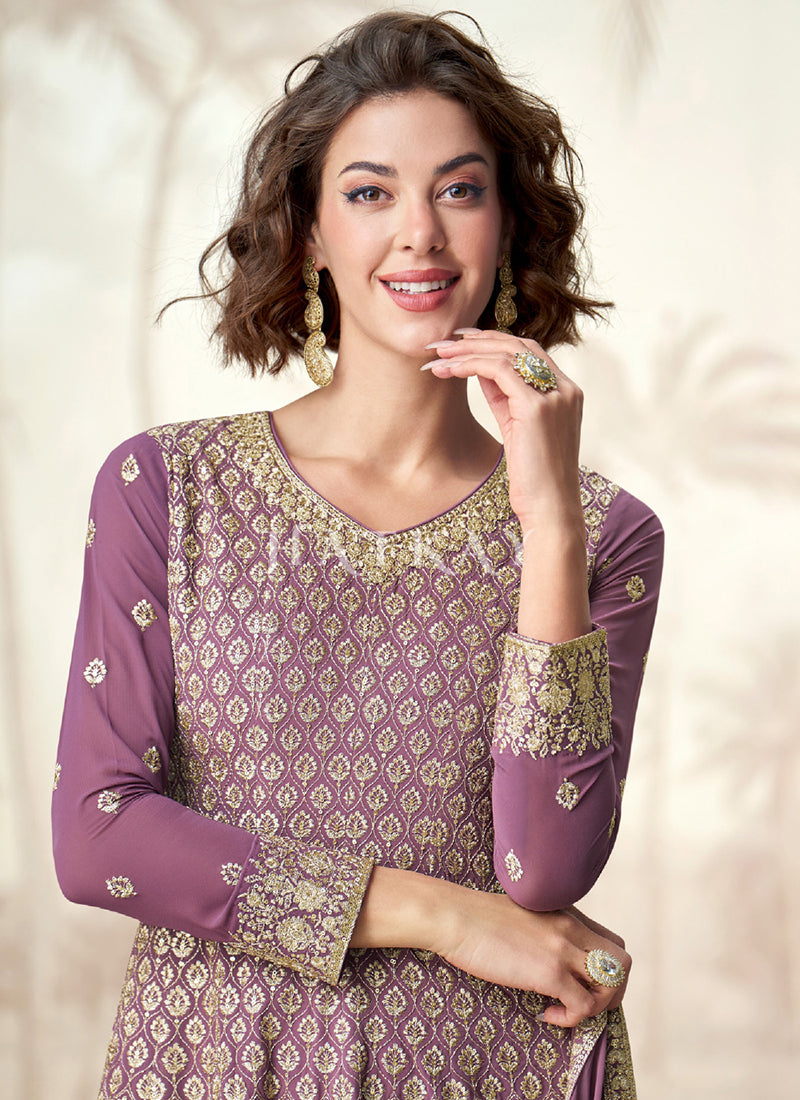 Buy Anarkali Gharara Suit