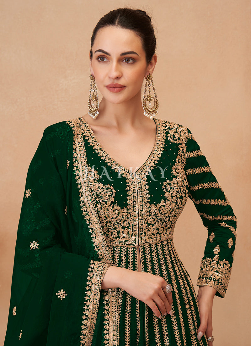 Green Anarkali