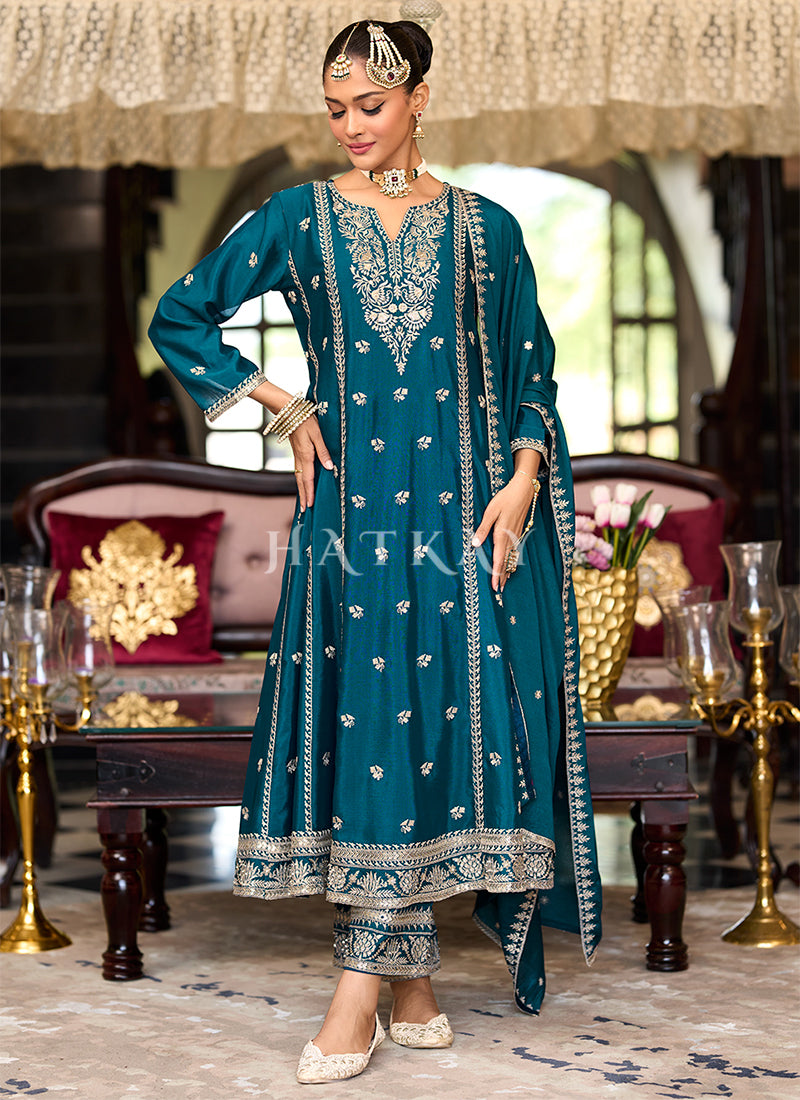 Buy Anarkali Pant Suit In UK