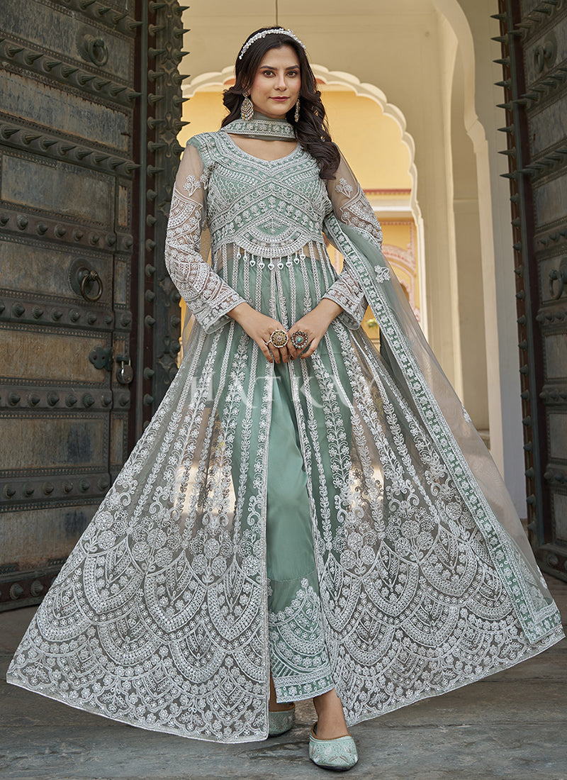 Explore our exquisite range of Anarkali dresses and Anarkali suits at Hatkay