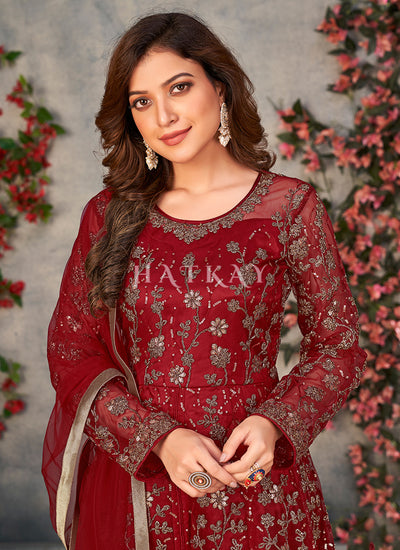 Buy Anarkali Pant Suit