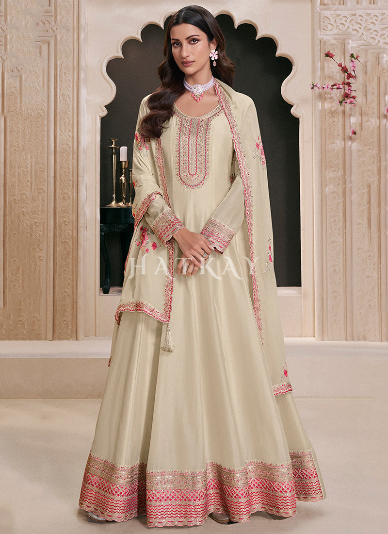 cream indian dress Buy Cream Indian Dresses Online for Women in USA