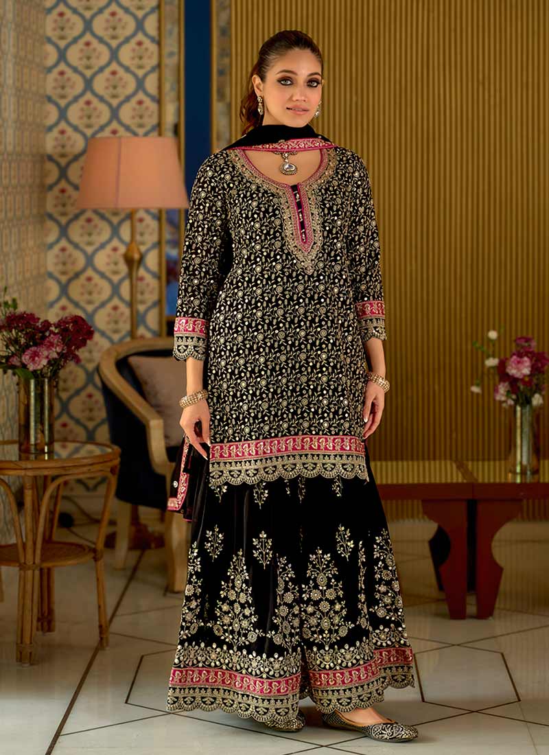 Buy Gharara Style Suit In USA