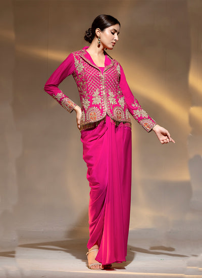 Buy Draped Skirt Co-Ord Set In Canada