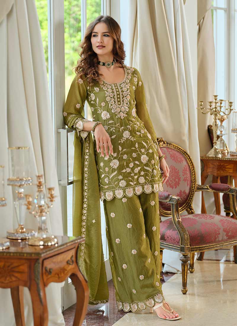 Buy Kurta Palazzo Suit In USA
