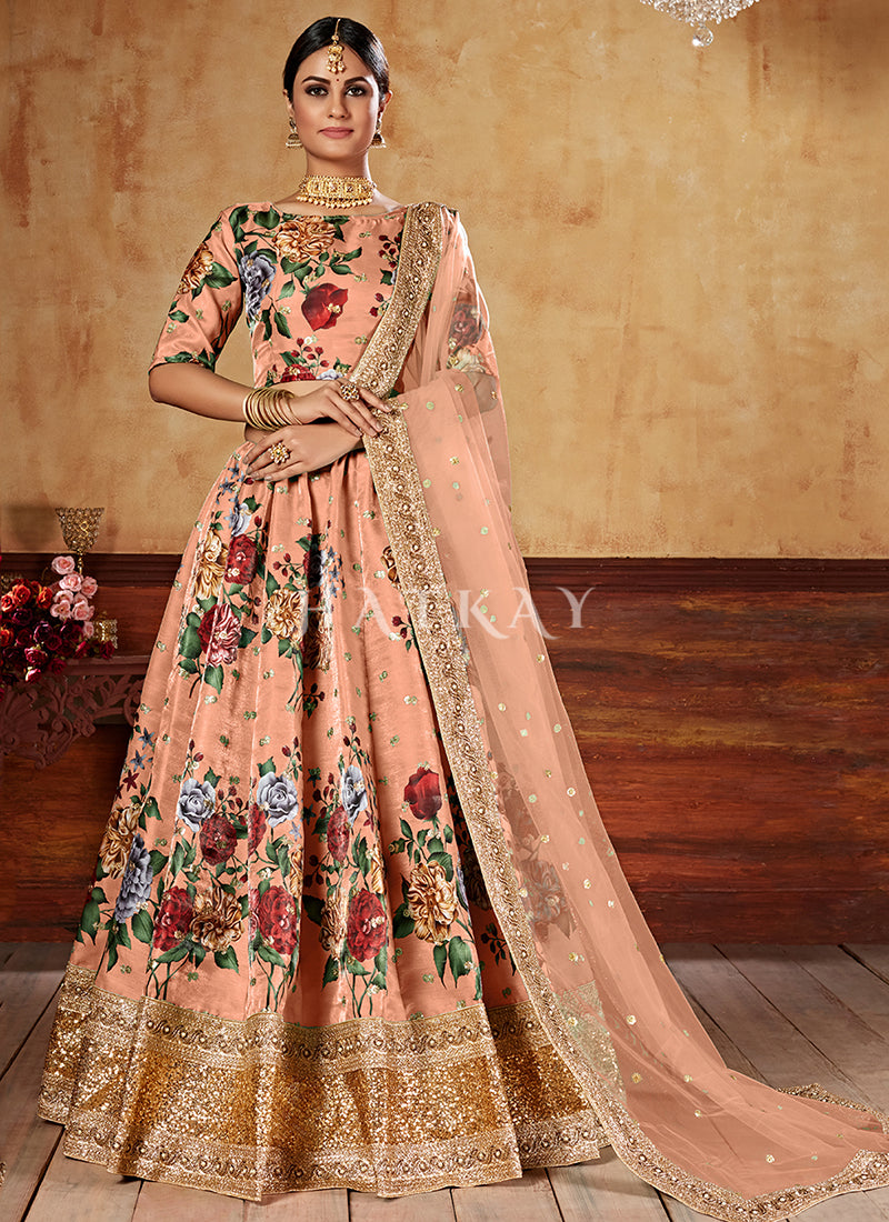 Shop the latest and trendy Party Wear Lehenga Choli & Lehengas at Hatkay at very affordable prices.