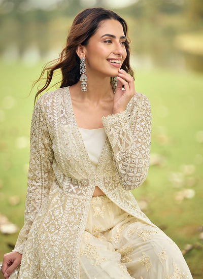 Buy Jacket Style Palazzo