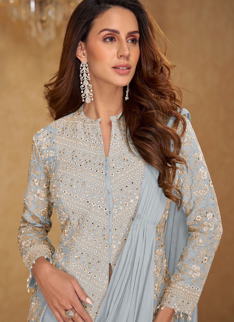 Buy Blue Saree Online In USA