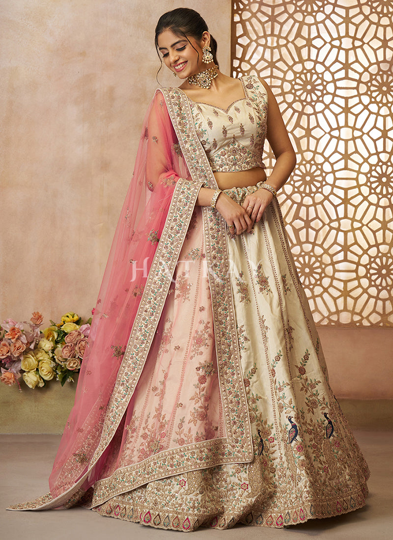 Designer Lehengas, Bridal Lehengas, wedding lehengas & more by India's Luxury Designer Online from Hatkay.
