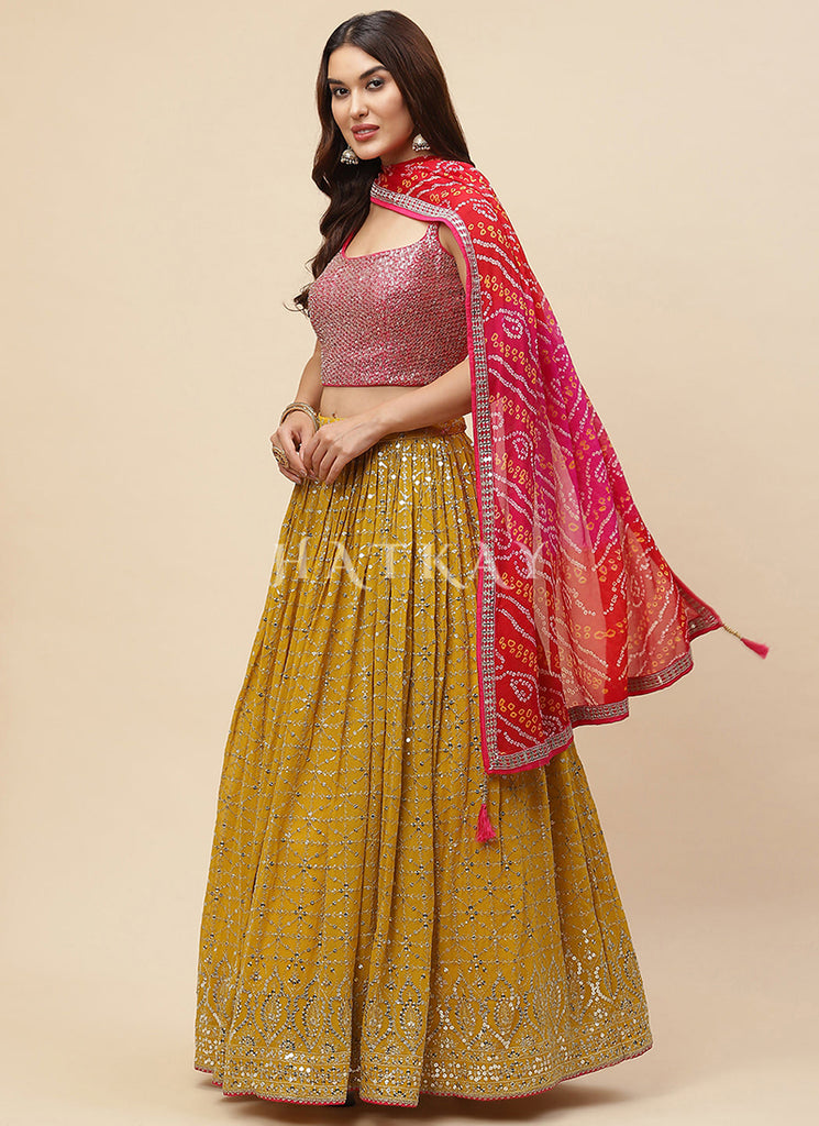 Shop Wedding Lehenga Choli In USA, UK, Canada, Germany, Mauritius, Singapore With Free Shipping Worldwide.