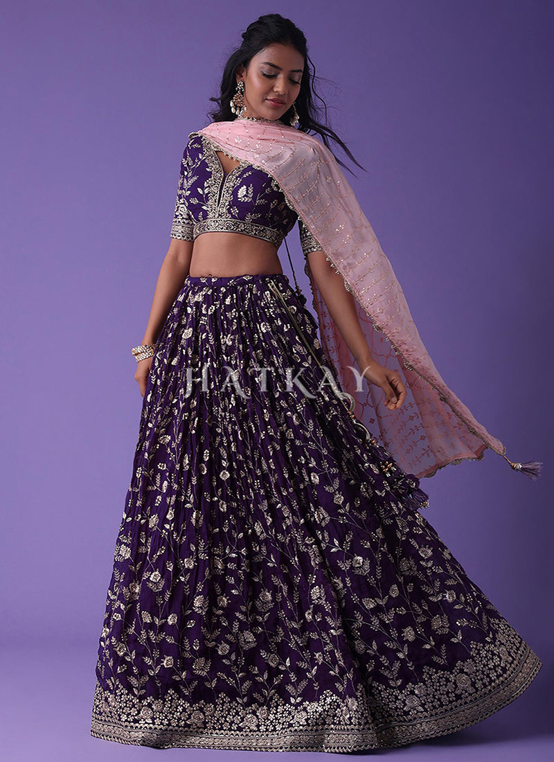 Shop Wedding Lehenga Choli In USA, UK, Canada, Germany, Mauritius, Singapore With Free Shipping Worldwide.