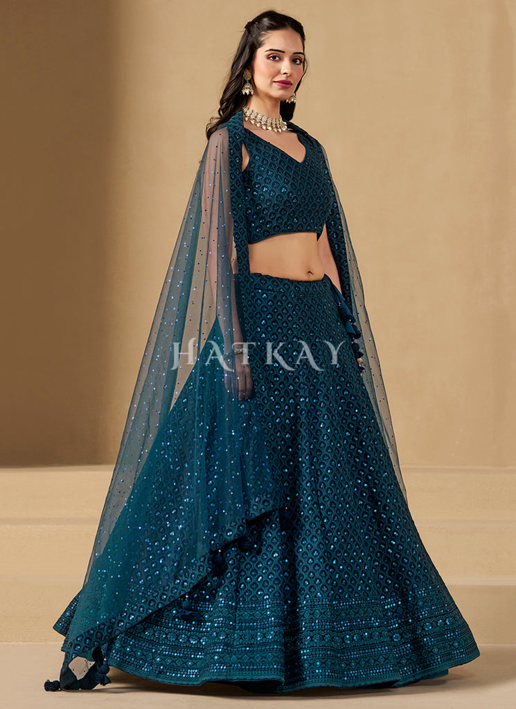 Shop Wedding Lehenga In USA, UK, Canada, Germany, Mauritius, Singapore, Australia With Free Shipping Worldwide.