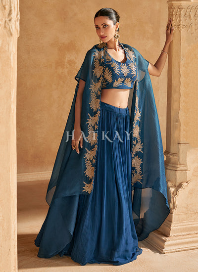 Buy Cape Style Lehenga