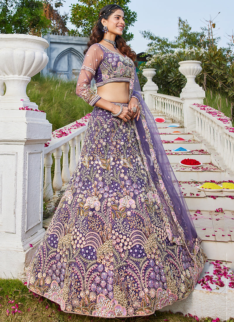 Shop Wedding Lehenga Choli In USA, UK, Canada, Germany, Mauritius, Singapore With Free Shipping Worldwide.