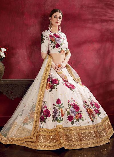Buy Floral Lehengas
