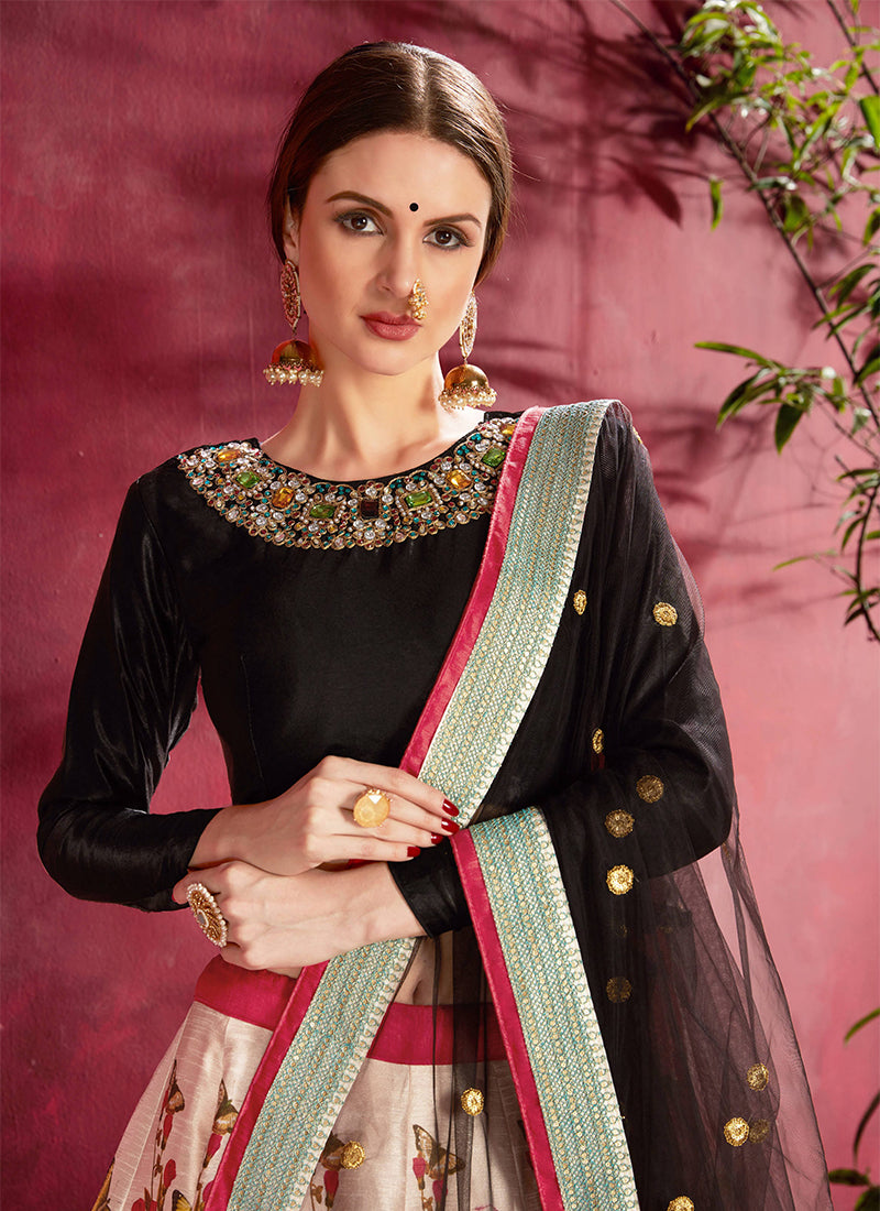 Buy Floral Lehengas Online In Canada