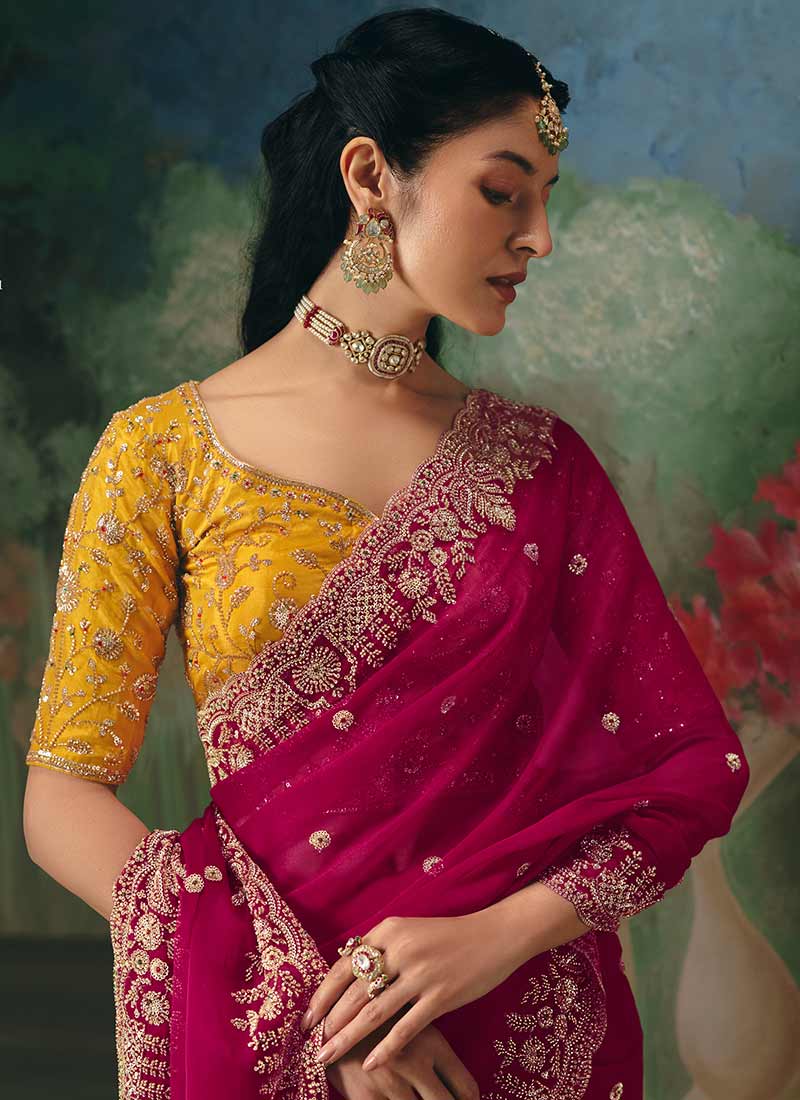 Buy Party Wear Saree In USA