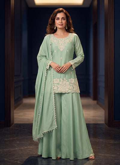 Buy Beadwork Palazzo Suit In UK