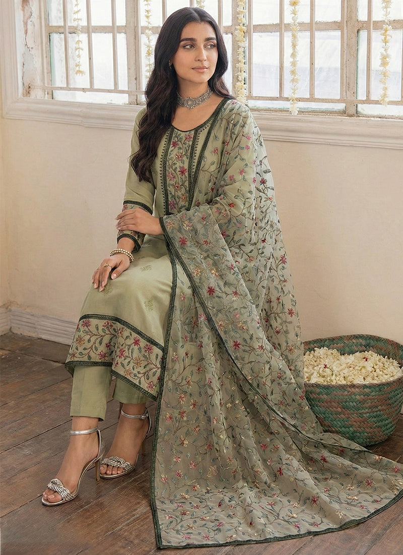 Buy Pakistani Style Pant Suit In USA