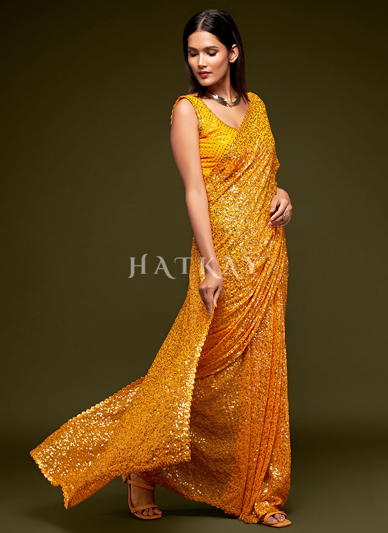 Our marriage saree collection offers stunning wedding party wear in every size, colour, and sleeve style with custom stitching options.