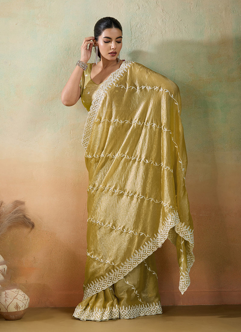 Buy Green Wedding Saree Online