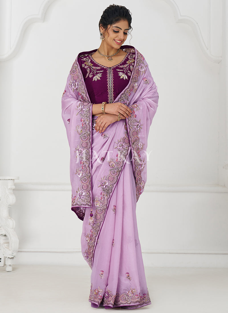 Stay stylish and trendy with a variety of wedding wear saree options at the best price.