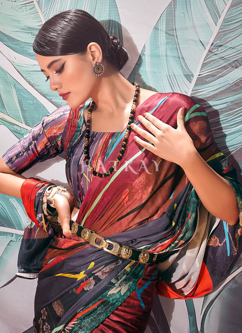 Buy Crape Silk Saree