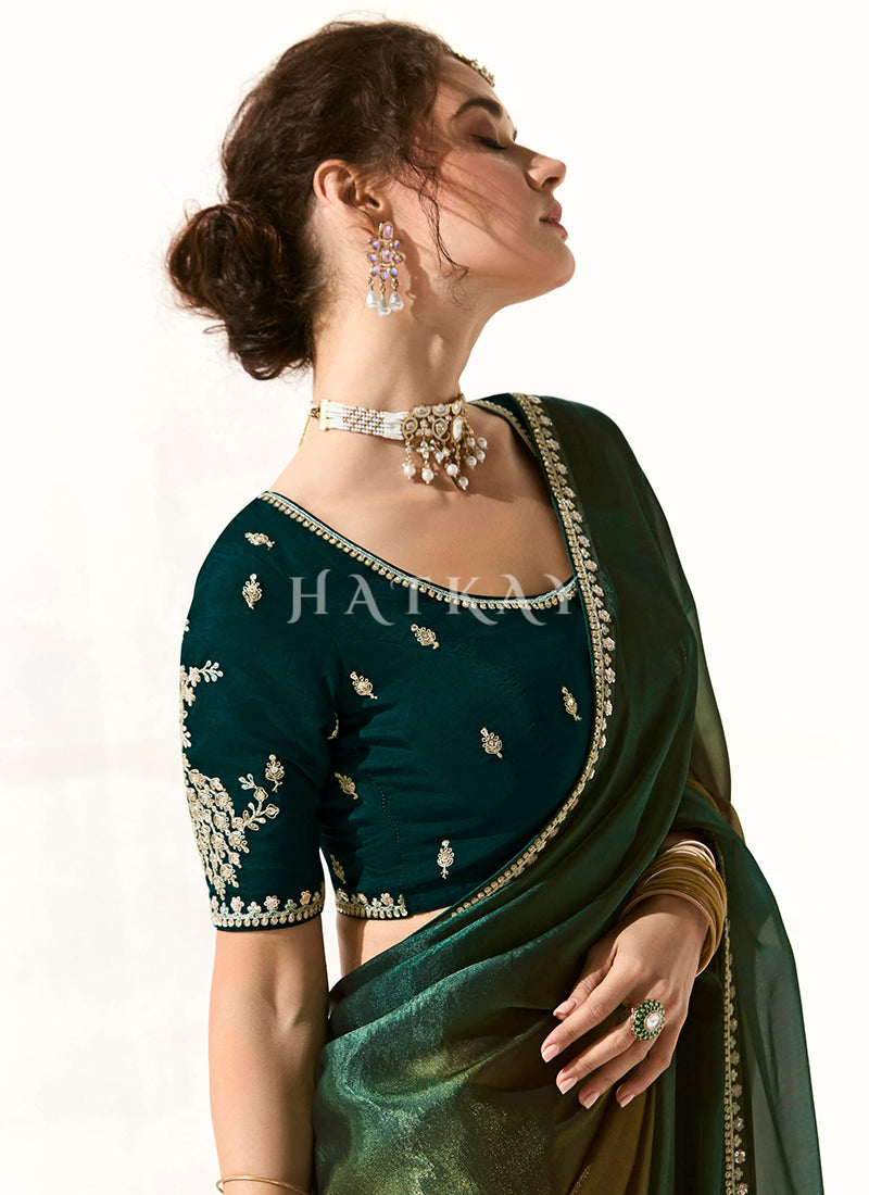 Stay stylish and trendy with a variety of wedding wear saree options at the best price.