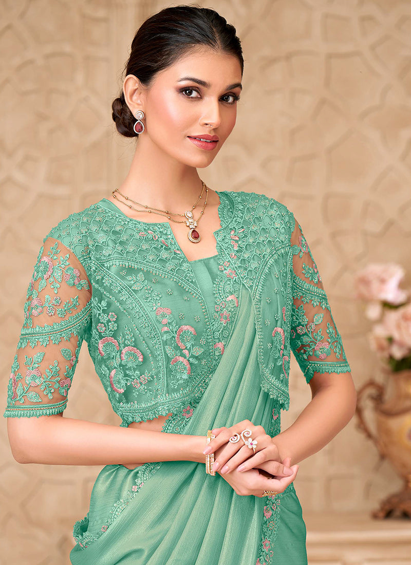 Buy Jacket Style Saree In UK