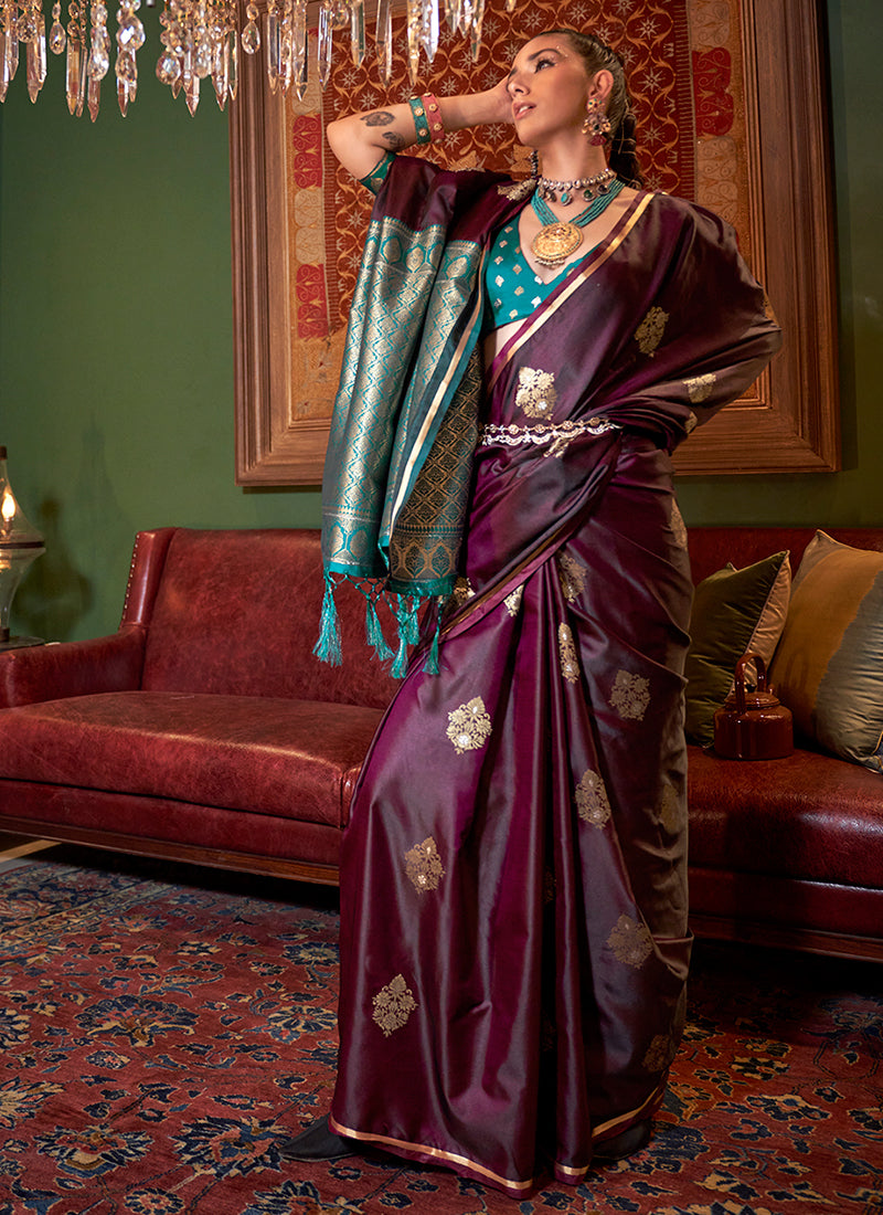 Buy Satin Silk Saree