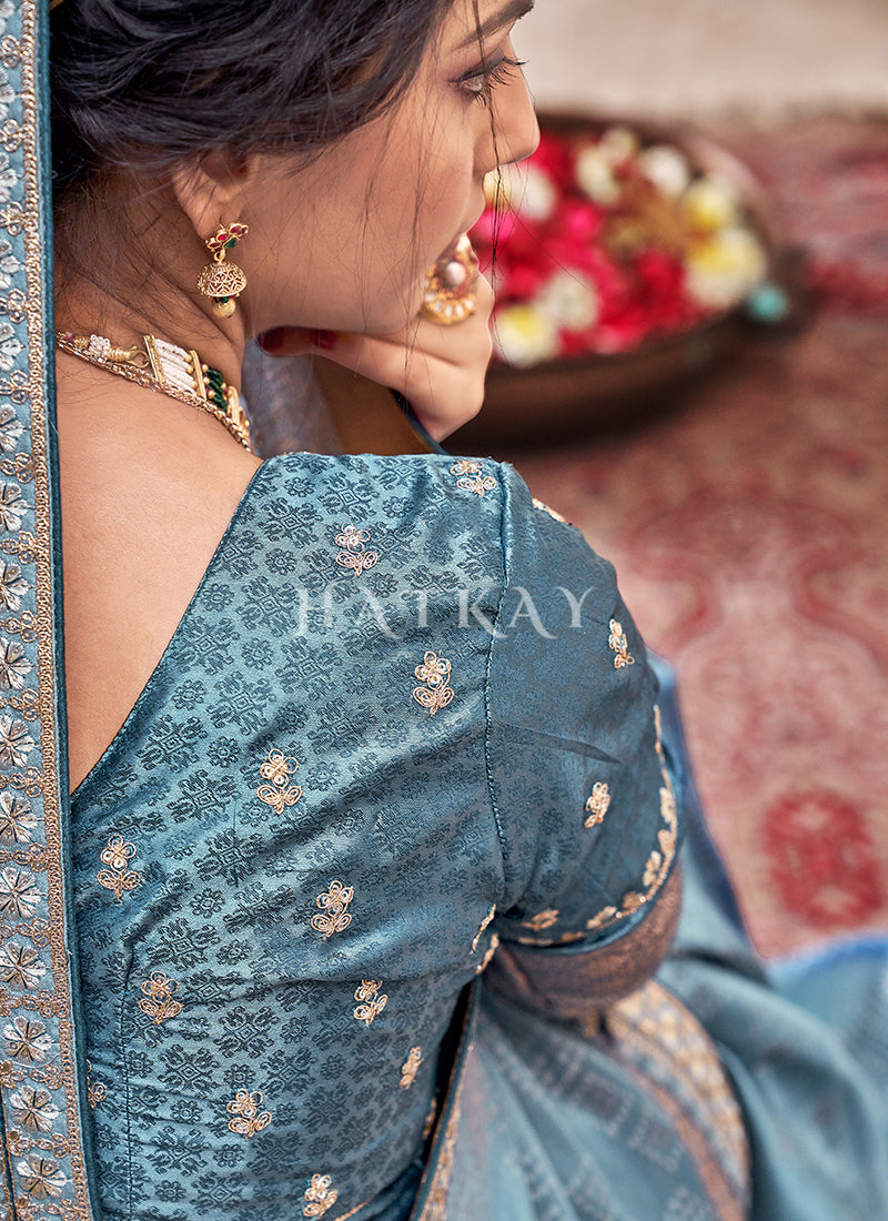 Buy Satin Silk Saree In USA