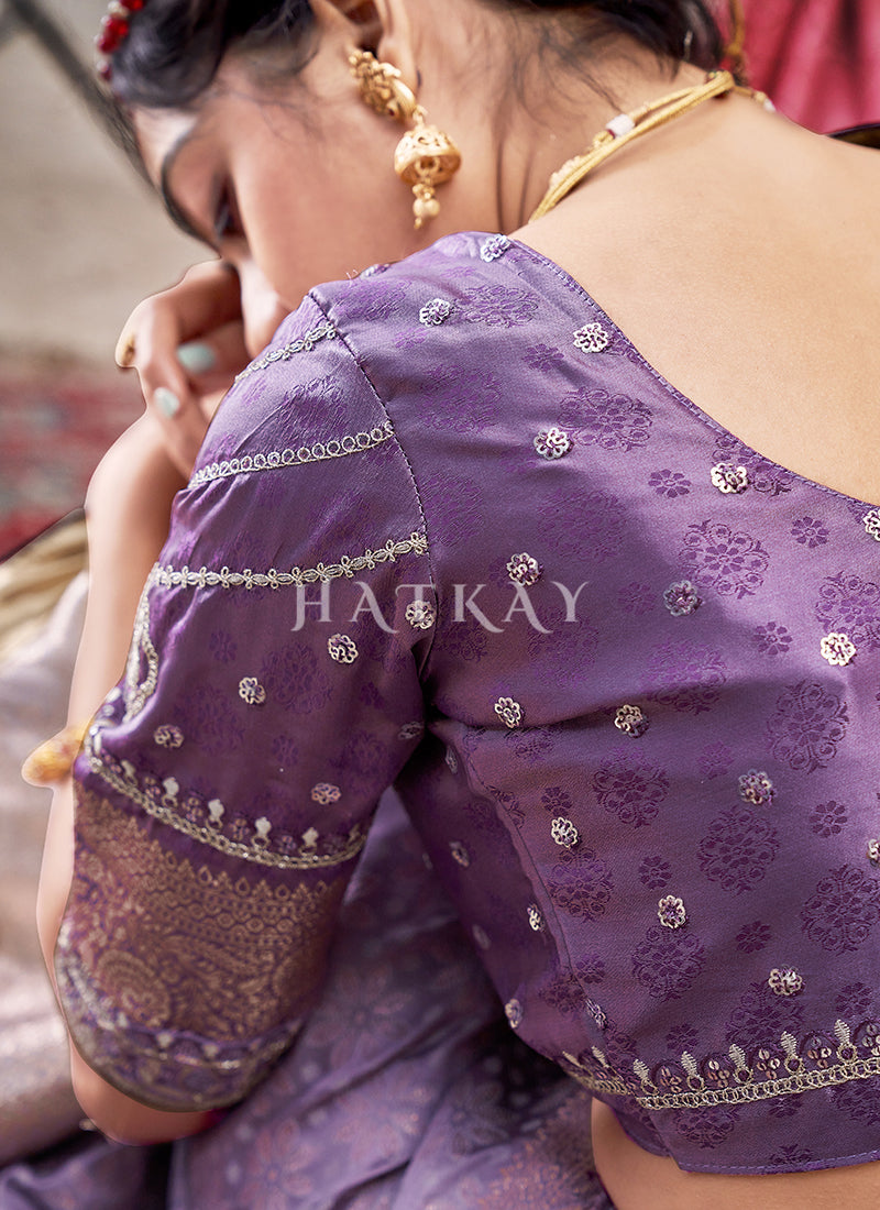 Buy Satin Silk Saree In Canada