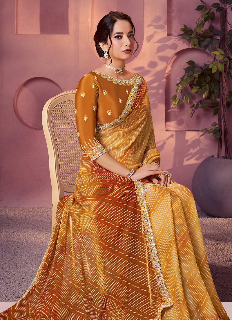 Buy Satin Silk Saree In USA
