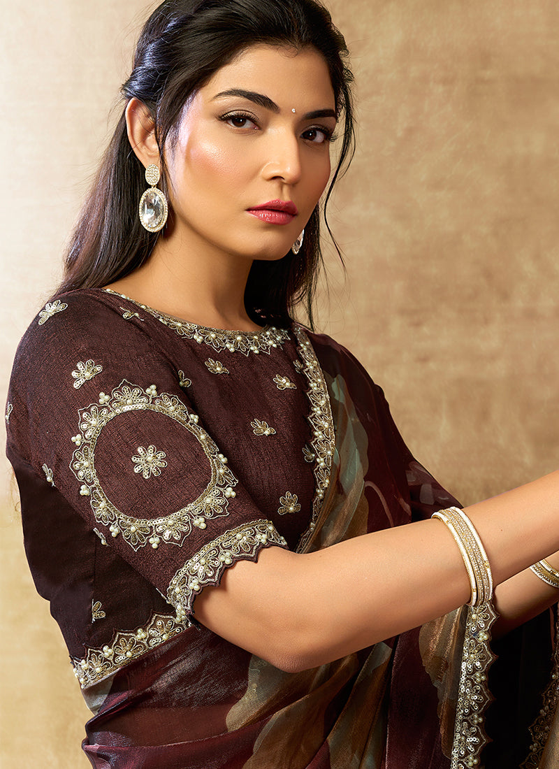 Buy Satin Silk Saree In UK