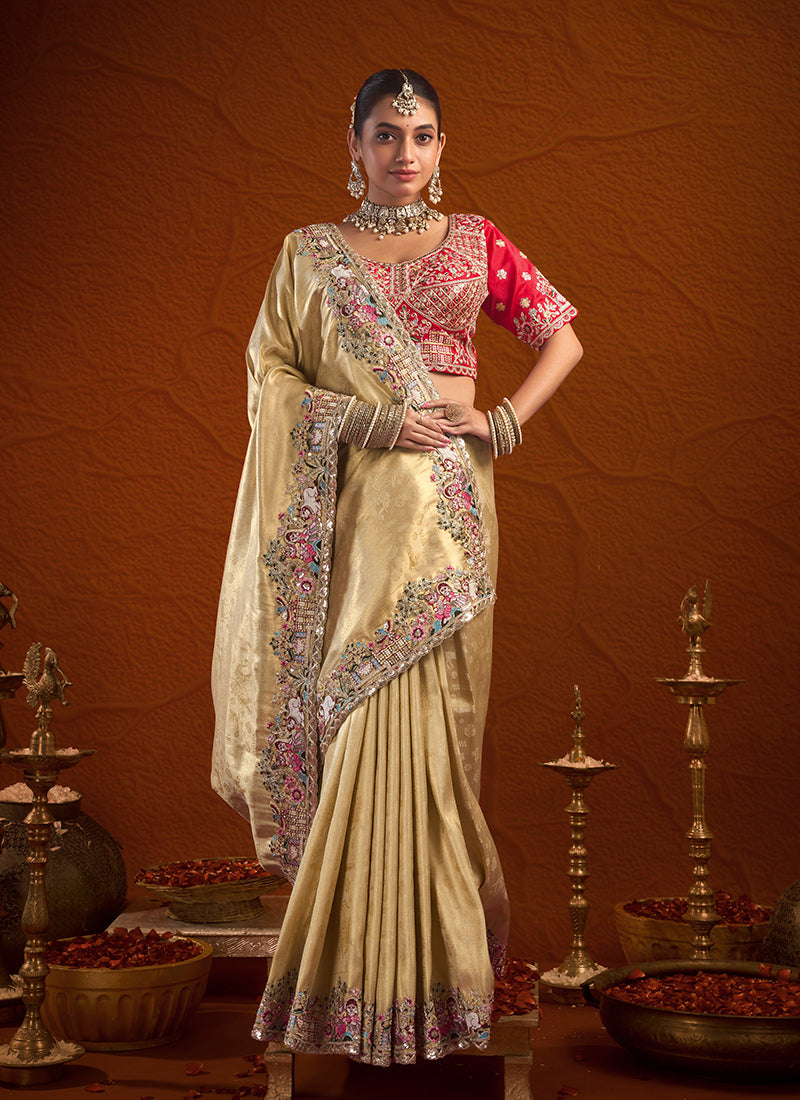 Buy Banarasi Style Saree In USA