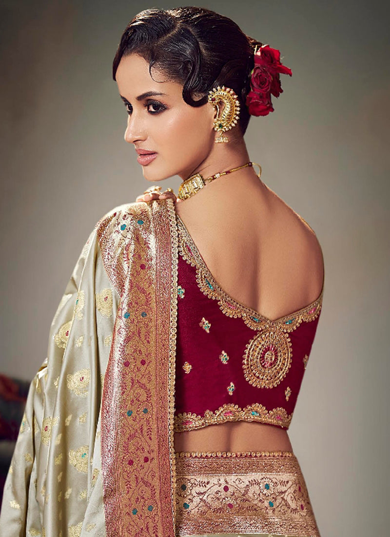 Buy Satin Silk Saree In USA