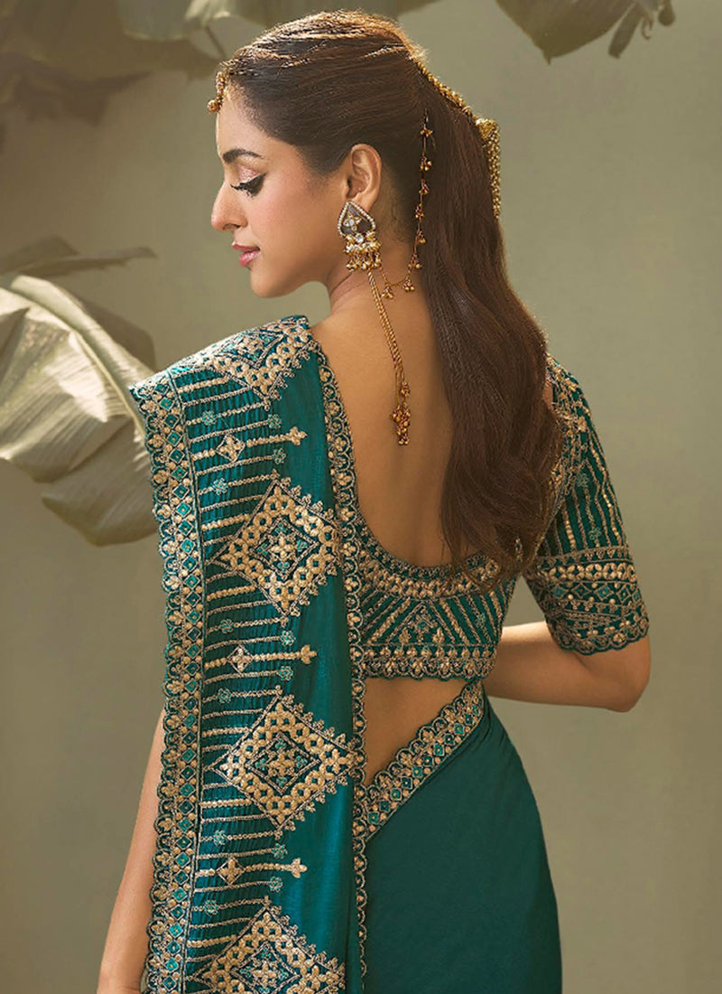 Buy Embroidered Saree with Blouse
