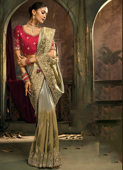 Buy Wedding Silk Saree In Uk