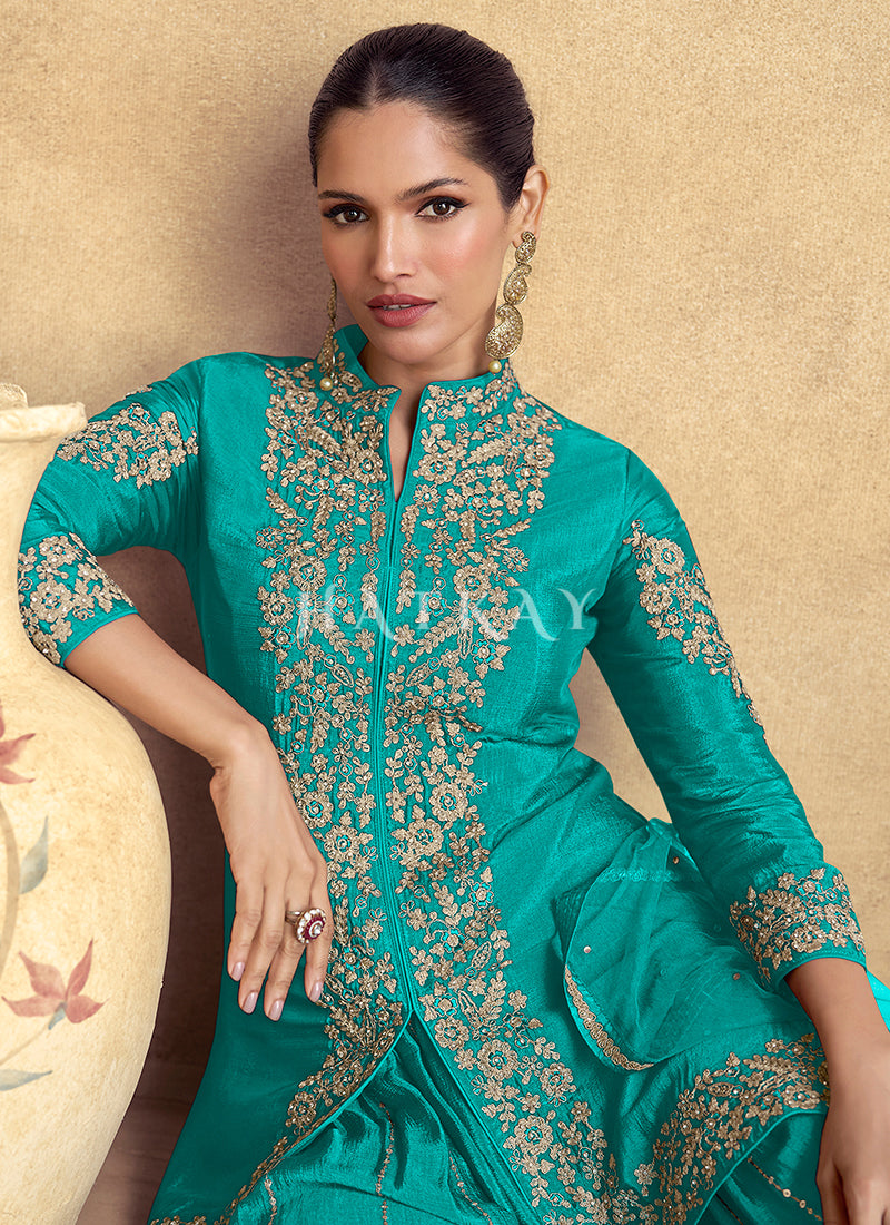 Buy Sharara Style Suit In USA