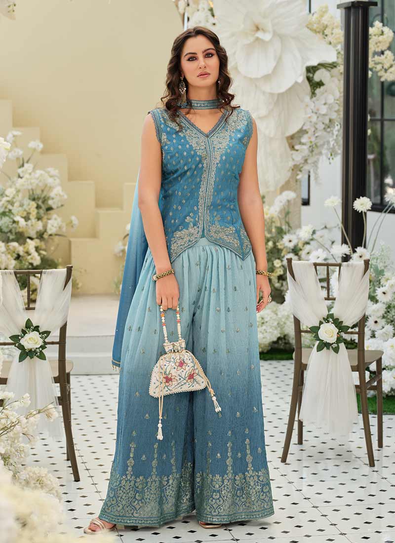 Buy Peplum Palazzo Suit In USA