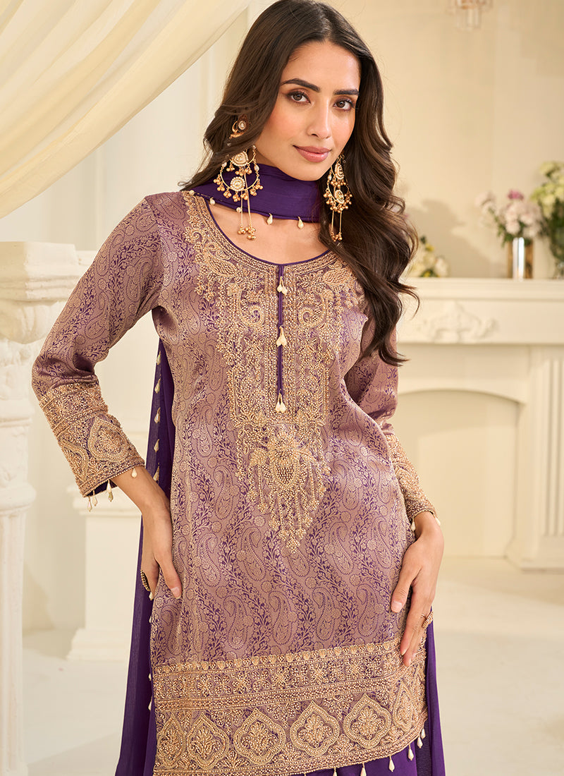 Buy Sharara Style Suit