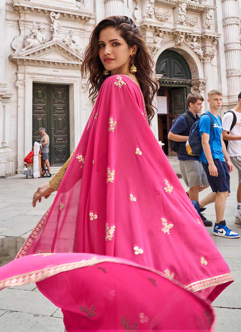 Buy Anarkali Sharara Suit In USA