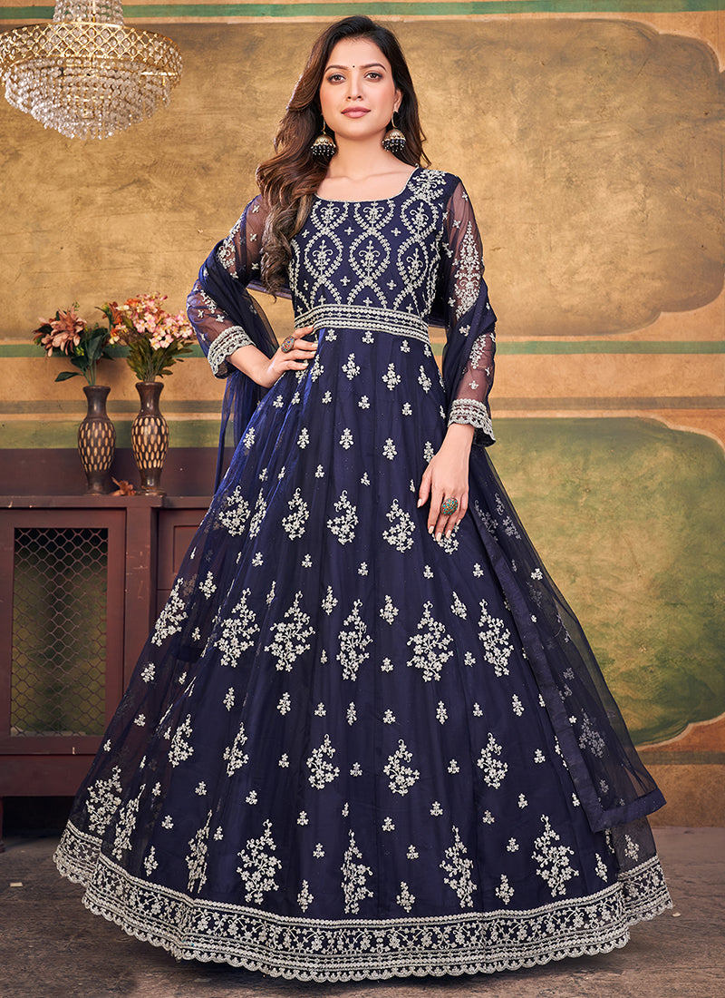 Shop Indian Gown In USA, UK, Canada, Germany, Mauritius, Singapore With Free Shipping Worldwide.