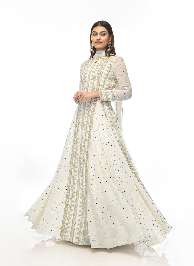 Off White Lehenga Suit