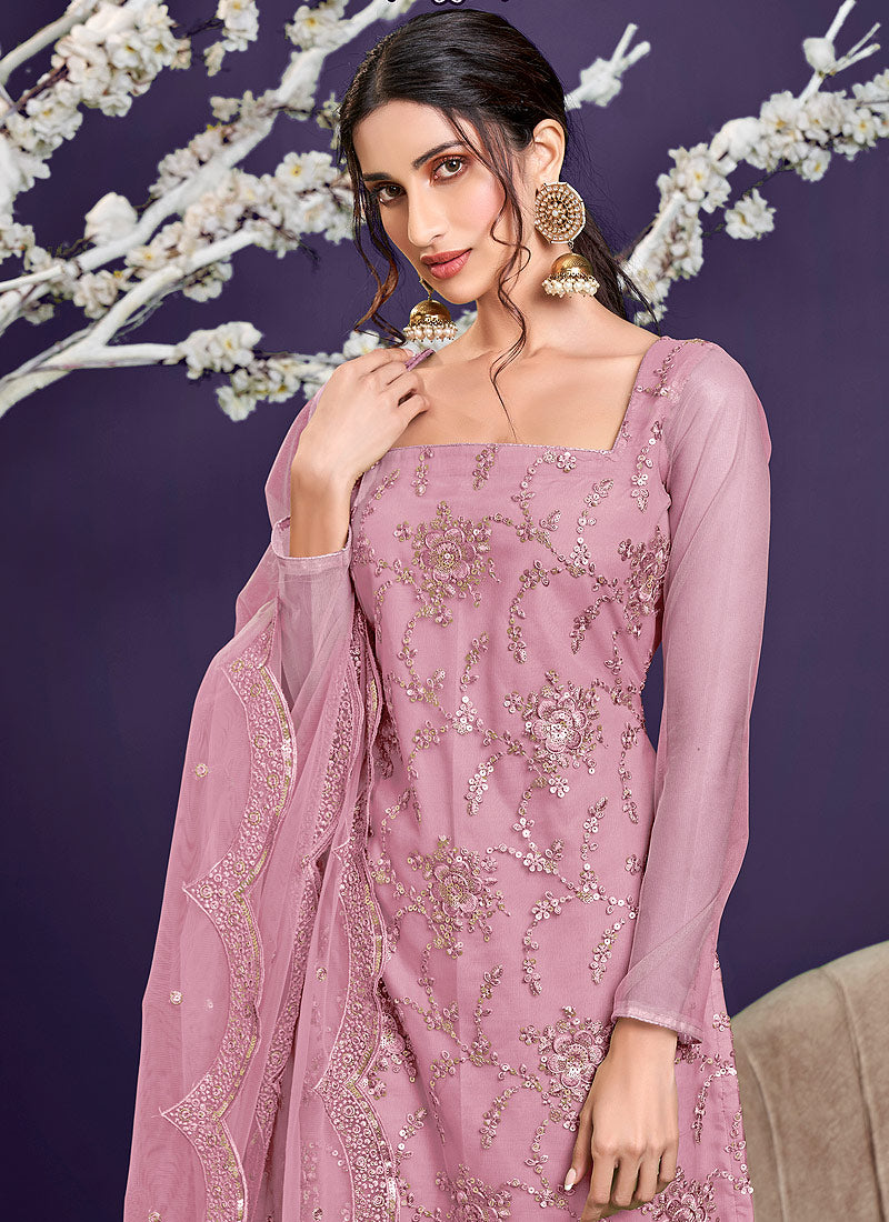 Pink Sharara Suit In Germany