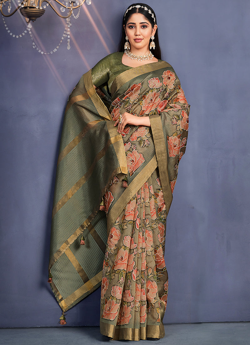 Buy Partywear Saree In USA UK Canada