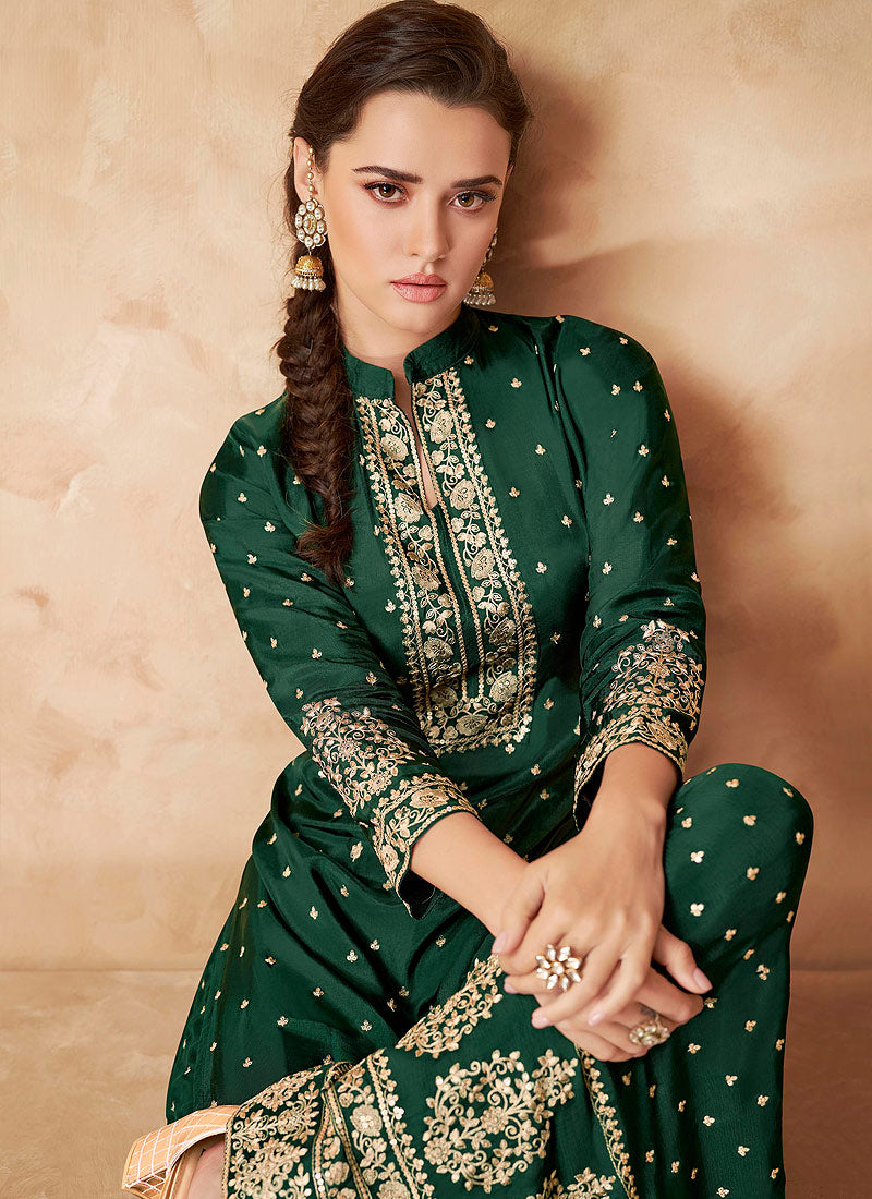 Green Sharara Suit In Australia