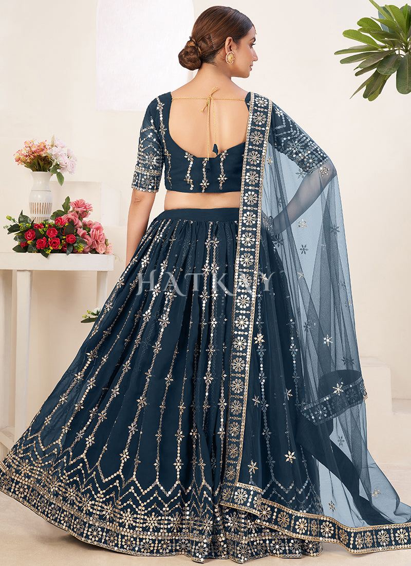 Shop Lehengas In USA, UK, Canada, Germany, Mauritius, Singapore With Free Shipping Worldwide.